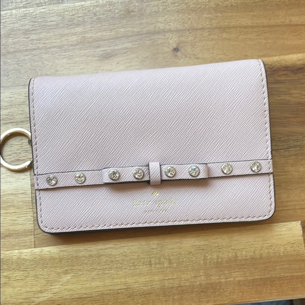 Kate Spade Pink Wallet with Studded Detail